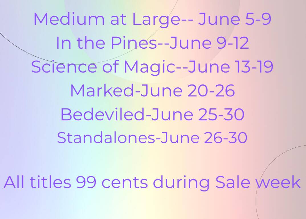 Pride Month Sale Schedule An image with a list of sales dates for June 2026